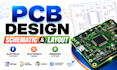 do pcb schematic layout, pcb circuit design for electrical and embedded system