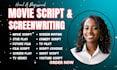 write movie script screenplay film script screenwriting comedy script stage play