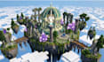 create custom minecreaft city map medieval city spawn map lobby bedrock builder