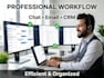 provide virtual services for emails, copywriting, live chat