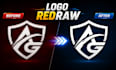 vectorize redraw logo and convert to vector