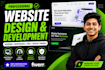 create a professional ai powered business website
