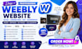 design a professional weebly popup blogs landing page wix squarespace website