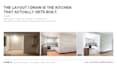 design a buildable kitchen cabinet layout with elevations and specs