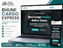 build a modern logistics and transport company website