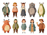 illustrate any art, characters and creatures