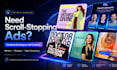 design facebook ad creatives for meta and instagram ads