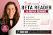 beta read critique romance beta reader fantasy mystery ya thriller beta reader