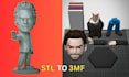covert stl to 3mf multicolor model edit spilt and prepare for bambu 3d printing
