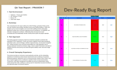 playtest your game and deliver a structured bug report