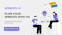 do website frontend design using figma