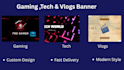 a professional youtube channel banner