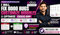 fix odoo bugs customize modules with optimize odoo erp