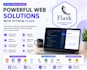 develop a custom python flask web application