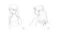 do simple sketch bust or hips up