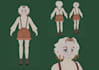 create low poly psx characters