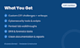 do cybersecurity tasks, ctf challenges and penetration testing labs