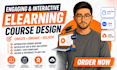 design interactive elearning course on articulate 360 rise 360 and upload to lms