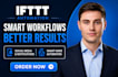 build IFTTT automation applet social media smart home notification workflow