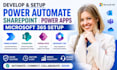 develop power automate sharepoint powerapps setup microsoft 356
