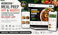 create meal prep website caribbean restaurant seafood online delivery app