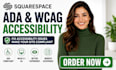 fix squarespace ada and wcag accessibility issues