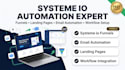 systeme io automation workflow setup landing page email funnel integratio expert
