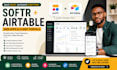 build a softr web app airtable client portal or saas mvp