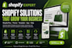 customize shopify plus store theme template and shopify apps