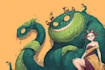 draw monsters with unique style