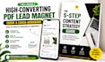 pdf lead magnet design high converting pdf lead magnet, ebook and canva workbook