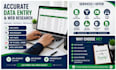 do accurate data entry, web research, and excel data entry