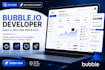 build bubble io ai saas, mvp, web app, custom CRM dashboard developer