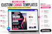 design editable canva template for ebook workbook or lead magnet, canva template