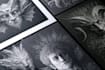 draw dark art illustration with engraving style
