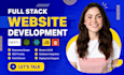 build rebuild custom website development full stack front end back end developer