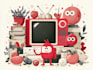 draw anything object character illustration