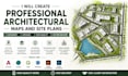 create professional architectural maps and site plans