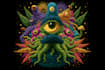 make amazing dark art, psychedelic stoner illustration