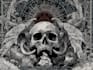 draw dark art illustration with engraving style