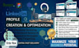 optimize your linkedin profile and company page for maximum