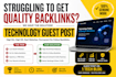 publish technology guest post on high authority software websites on tech blog