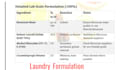 develop product formulation as a cosmetic laundry chemist for cleaning products