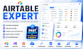 build airtable database, CRM, dashboard and workflow automation