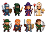 design pixel art game characters and sprite animations