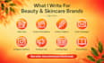 l write beauty and skincare copy that converts