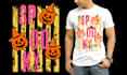 do create spooky halloween t shirt design