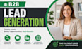 b2b lead generation and prospect lead building expert