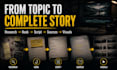 research and write engaging youtube documentary scripts