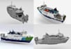 create 3d ship model, boat model, yacht design, marine cad and 3d rendering